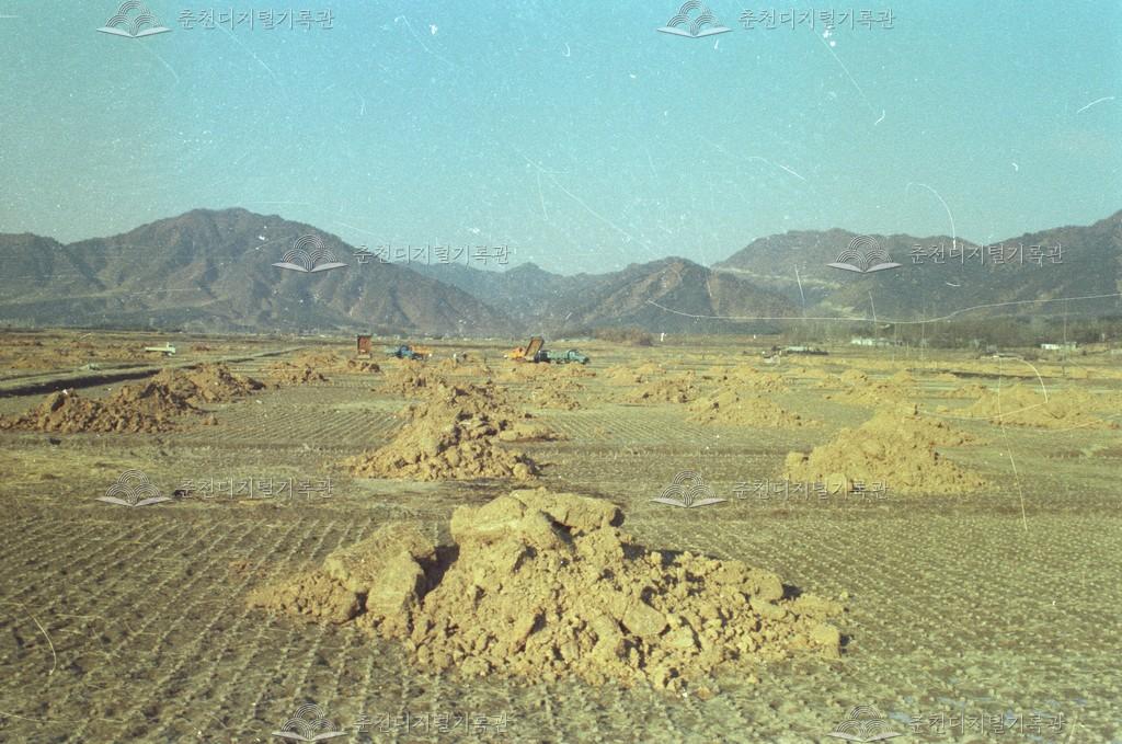 신북읍 객토 작업 이미지