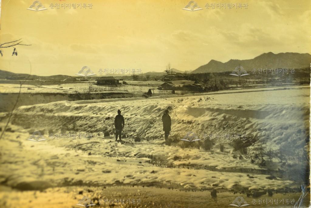 거두리 설경 이미지