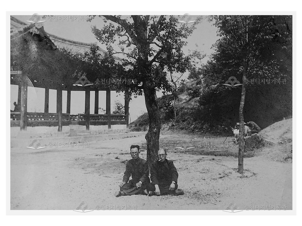 일제강점기 소양정 모습 이미지