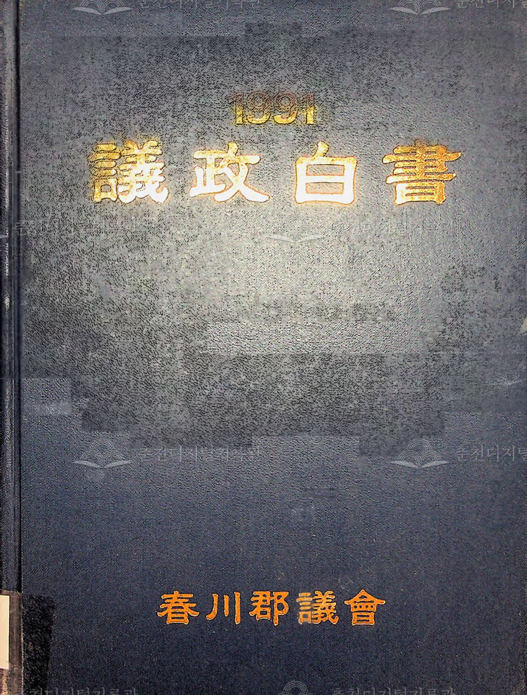 의정백서 1991 이미지