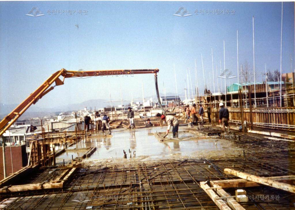 동부시장 신축 공사 현장 모습 이미지