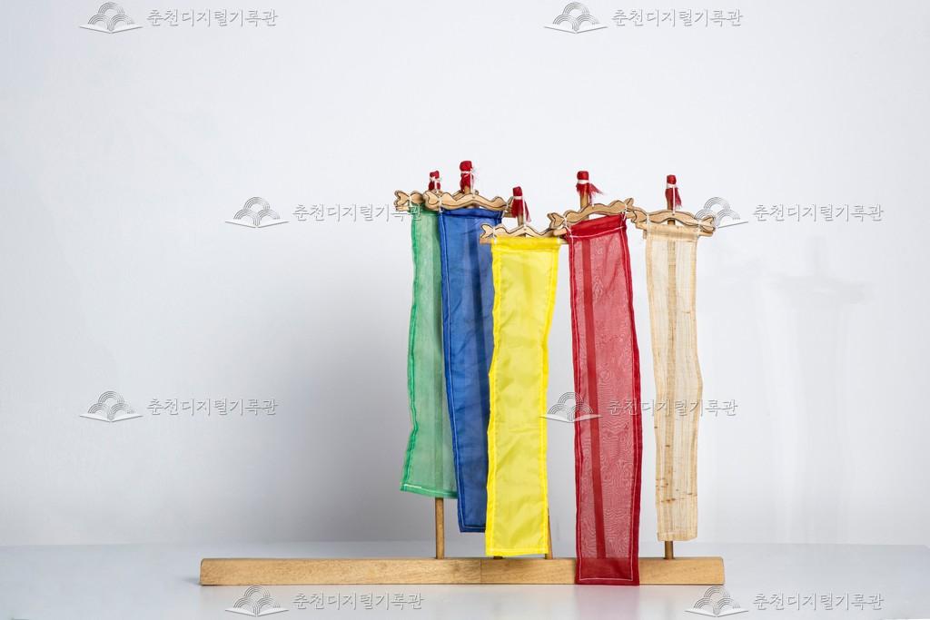 꼭두각시 놀음 인형 만장 이미지