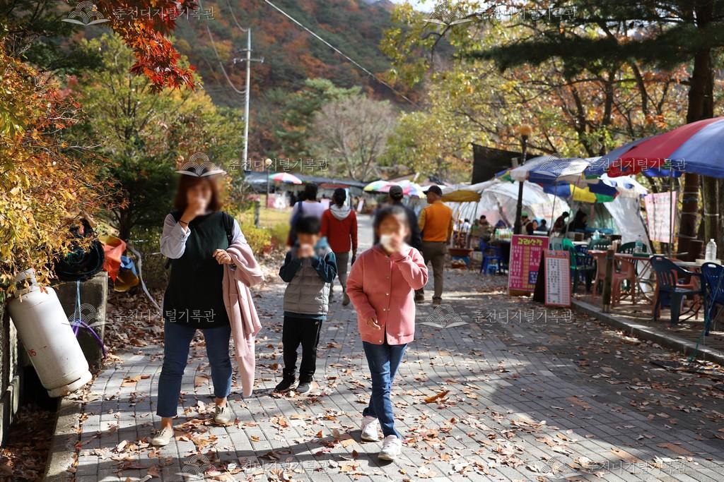 청평사 입구 노점상 이미지