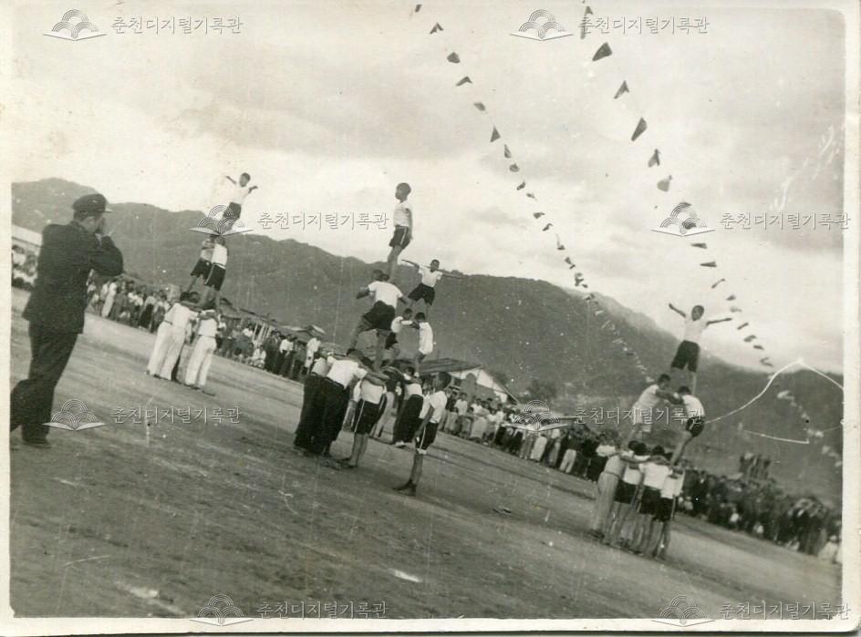 금병국민학교 운동회 모습 이미지