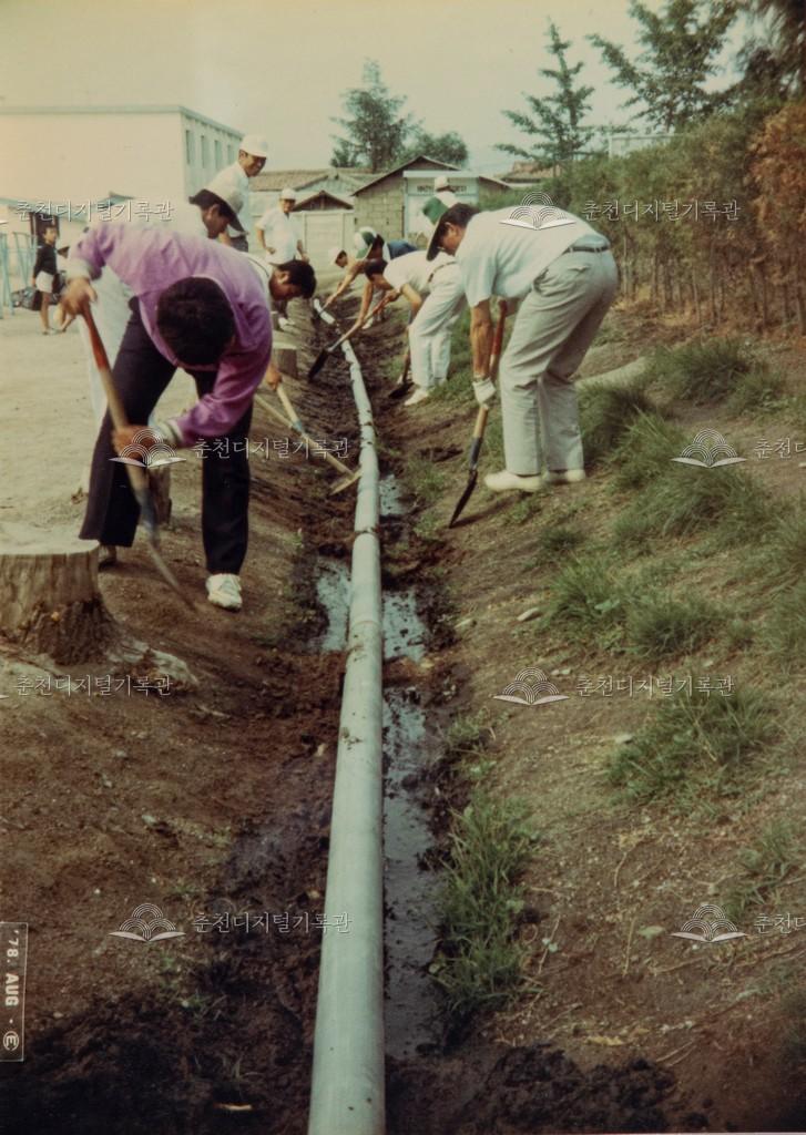 하수도 공사(수목원) 이미지