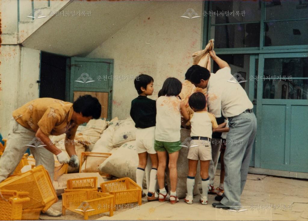 폐품 수집 활동 이미지