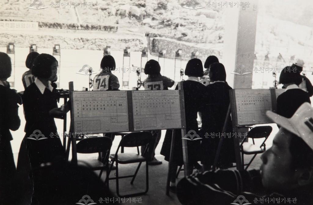 춘성중학교 1인 1운동(사격) 이미지