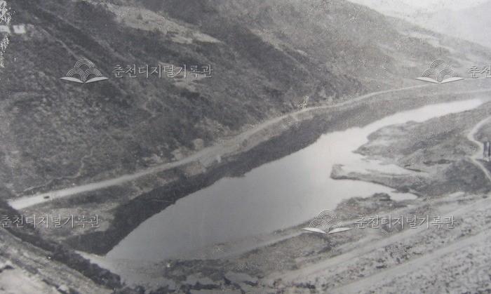 소양강댐 담수 전 이미지