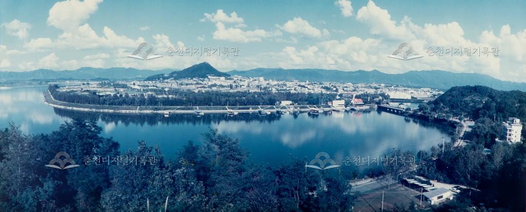 춘천 시가지 전경 이미지