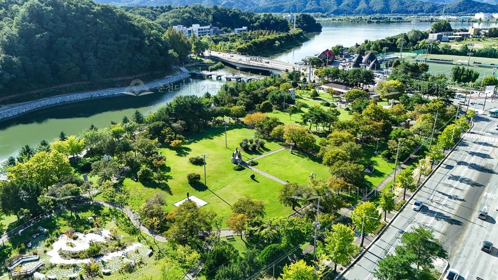 공지천조각공원 전경 이미지