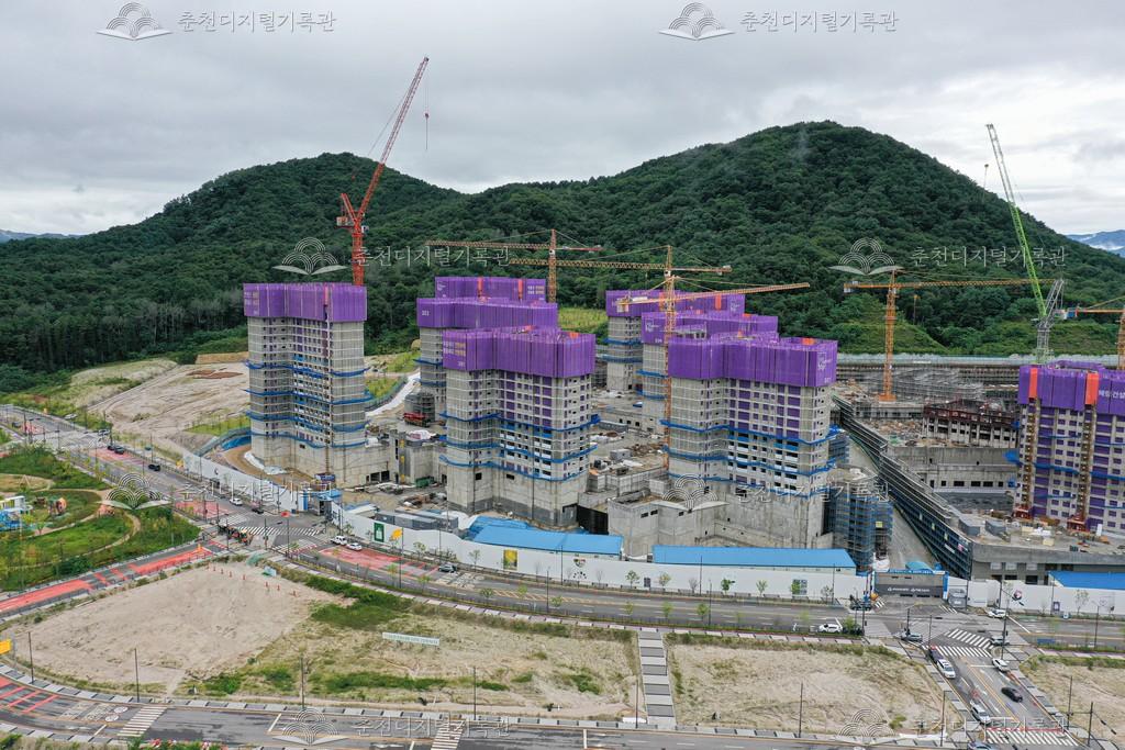 춘천학곡지구 건설현장 이미지
