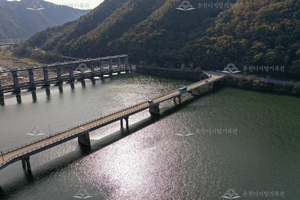 의암댐과 신연교 이미지
