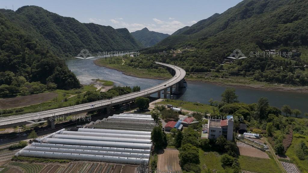 의암리에서 46번 국도 방향 전경 이미지