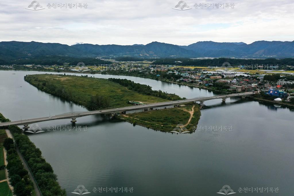 신매대교와 고슴도치섬 이미지