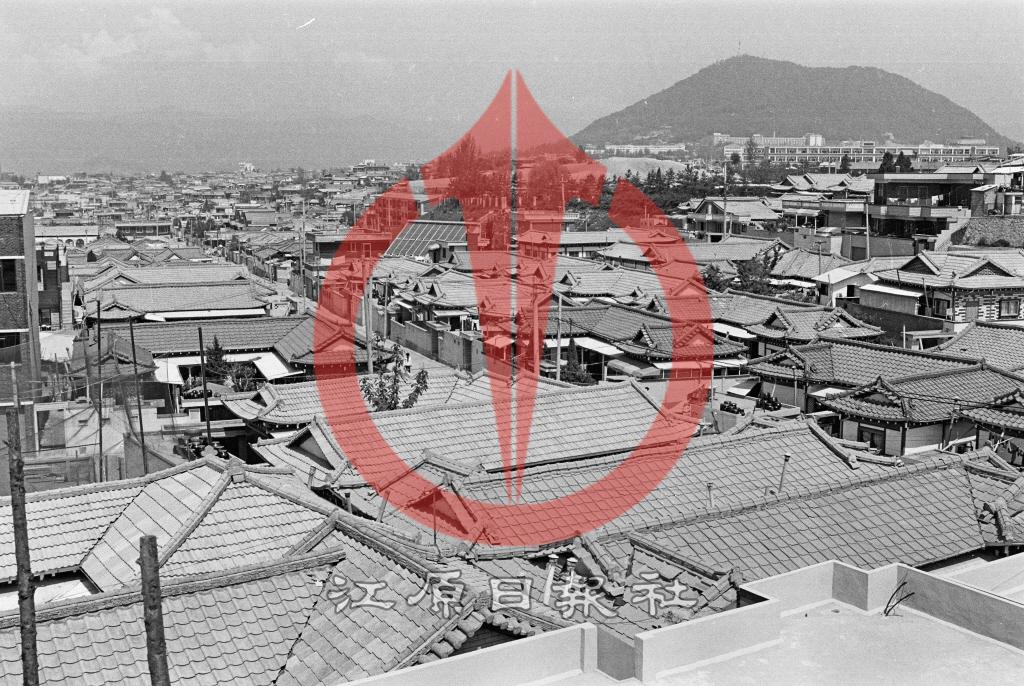 1980년대 교동 주택가 사진 이미지