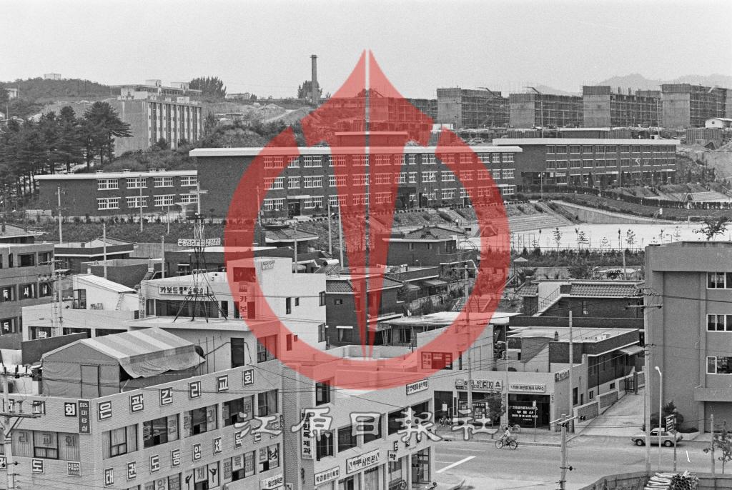 1980년대 후평동 주택가 사진 이미지