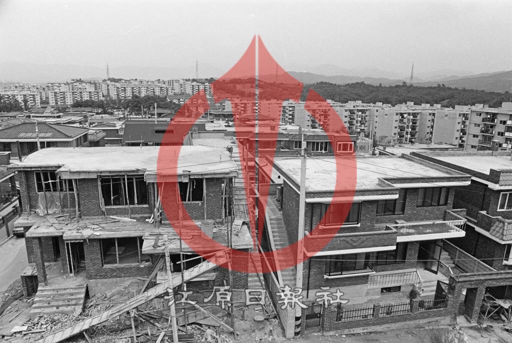 1980년대 후평동 주택가 사진 이미지