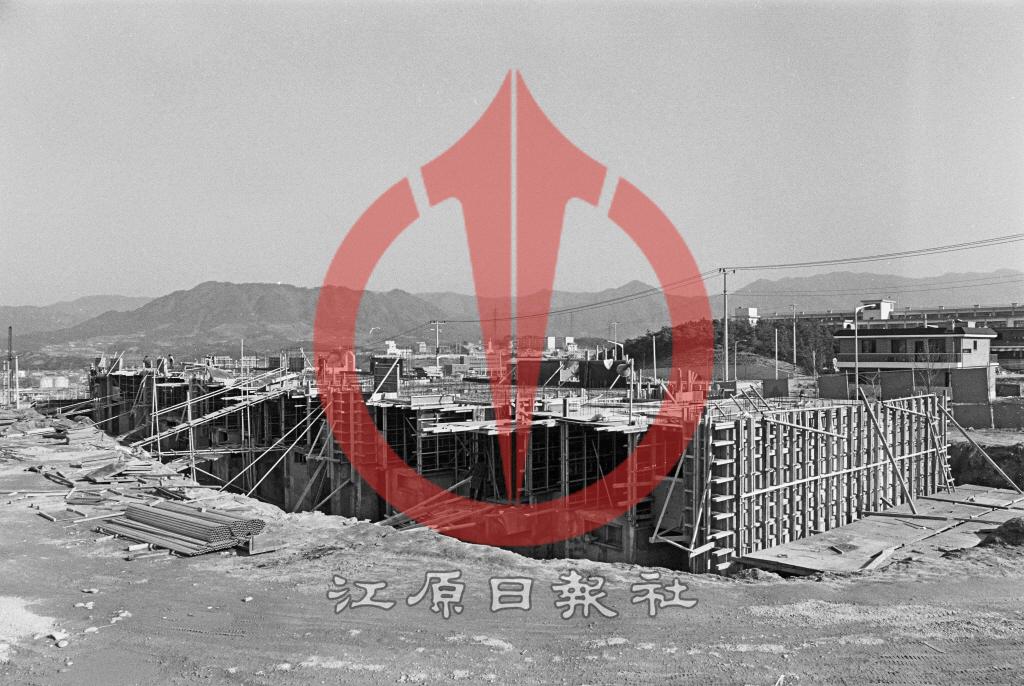 1980년대 아파트 건설 사진 이미지