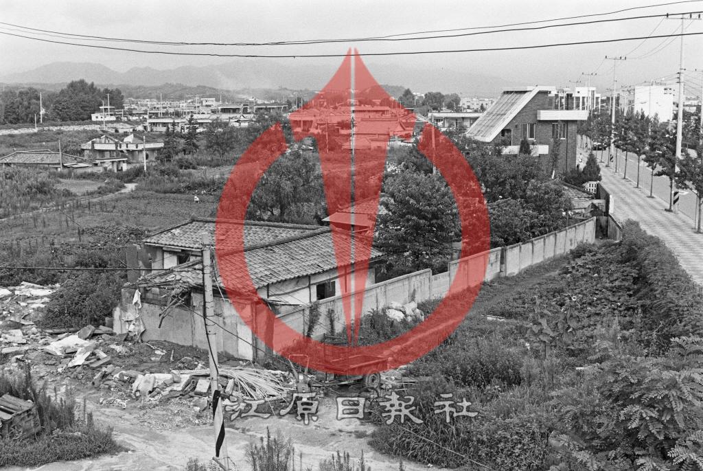 1980년대 택지 개발 사진 이미지