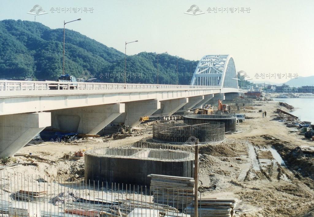 소양2교 공사 사진 이미지