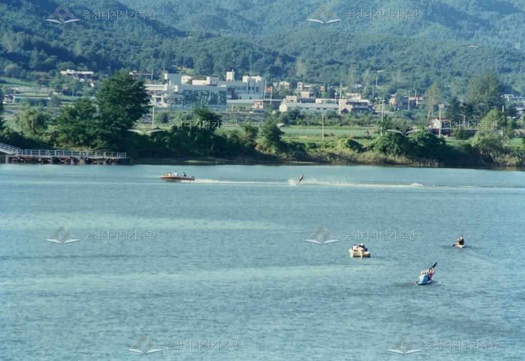 소양강 수상레저 사진 이미지