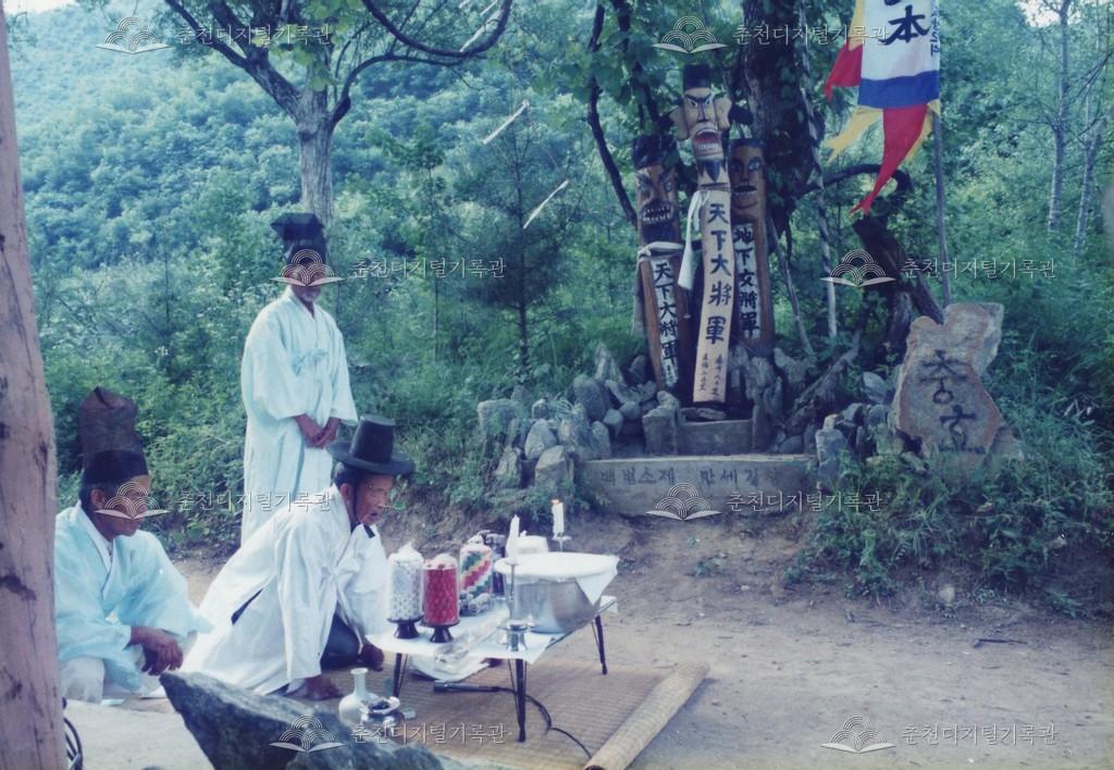 밭치리 장승제 사진 이미지