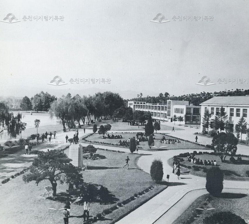 춘천교육대학 전경 사진 이미지