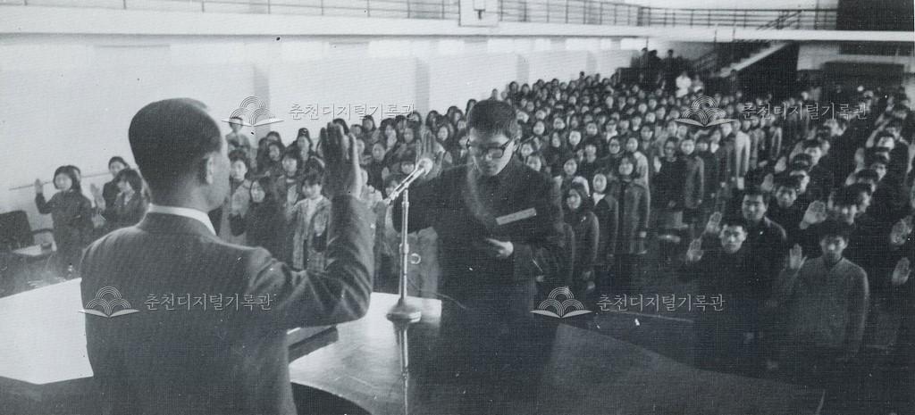 춘천교육대학 입학식 사진 이미지