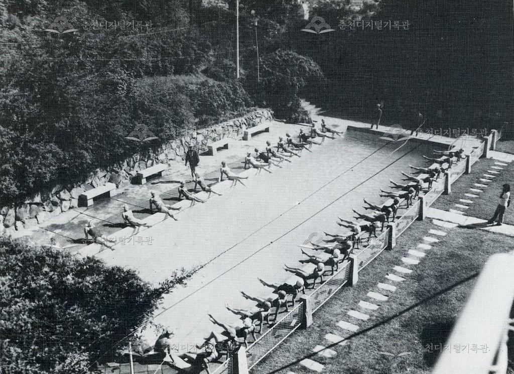 춘천교육대학 수영 강습 사진 이미지