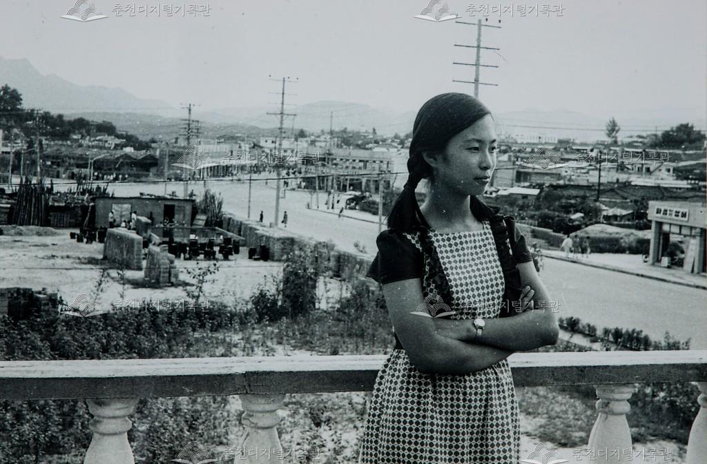 1970년대 효자3동 주택가 사진 이미지