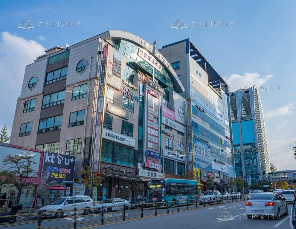 CGV영화관 인근 입시학원가 모습 이미지