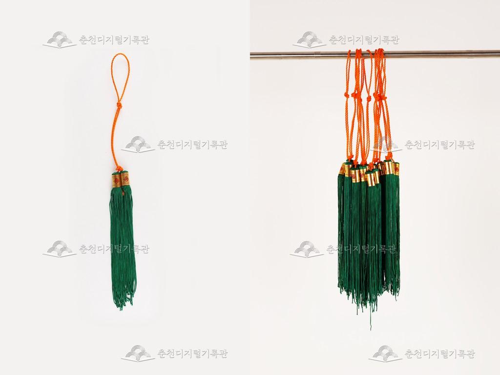 매듭장식_초록색 술 장식 (1) 이미지