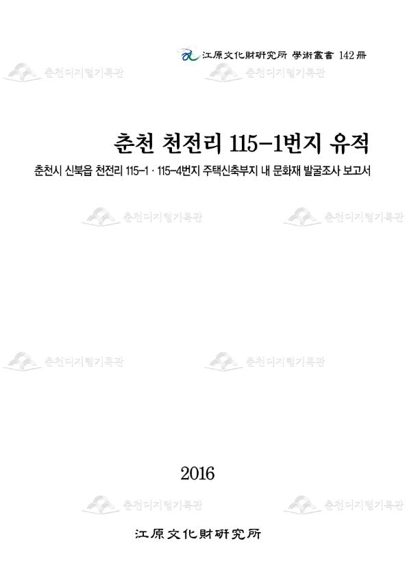춘천 천전리 115-1번지 유적 이미지