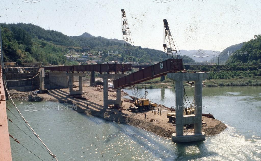 강촌교 공사현장 이미지