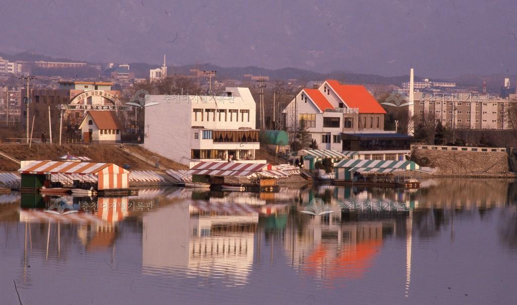 공지천 풍경 이미지