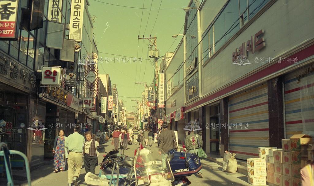 1980년대 명동 거리 모습 이미지