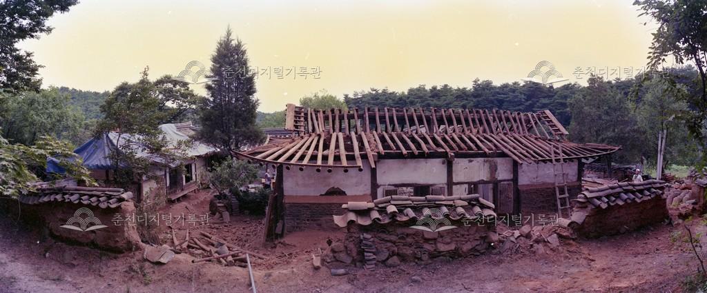 동면 장학리 민성기 재실 지붕 보수 이미지