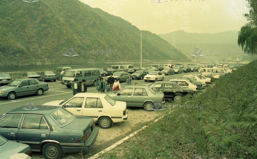 소양강댐 주차장 이미지