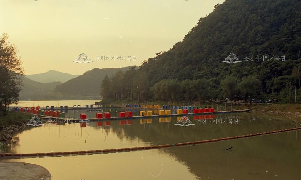 1990년대 의암호 낚시터 이미지