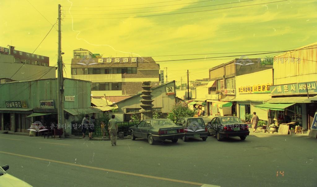 1980년대 춘천칠층석탑 이미지