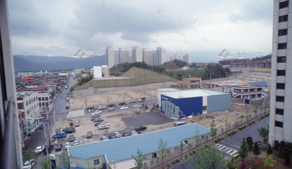 1980년대 후평동 한신아파트 앞 도로 이미지