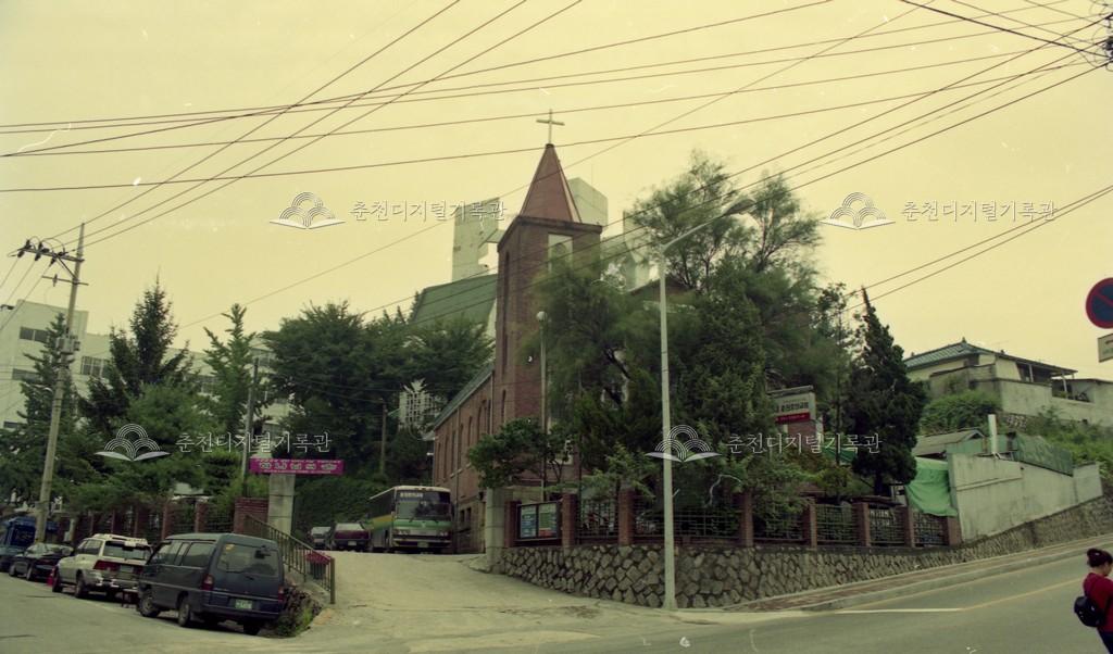 1980년대 춘천중앙교회 이미지