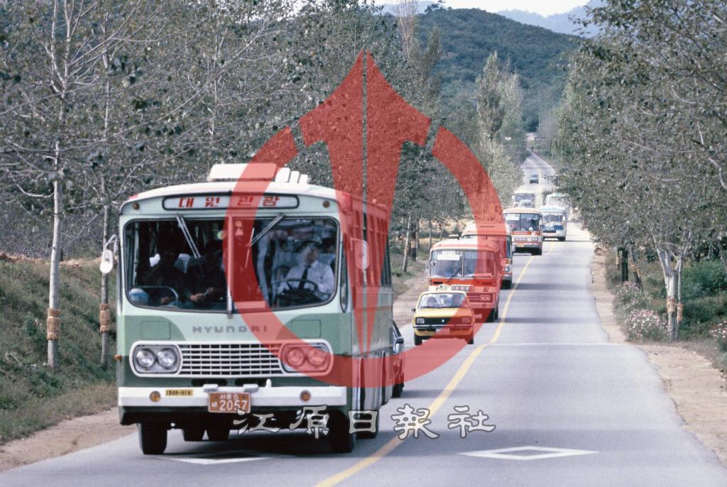 경춘국도 차량운행 이미지