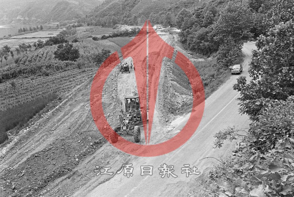 경춘국도 직선화 공사 이미지