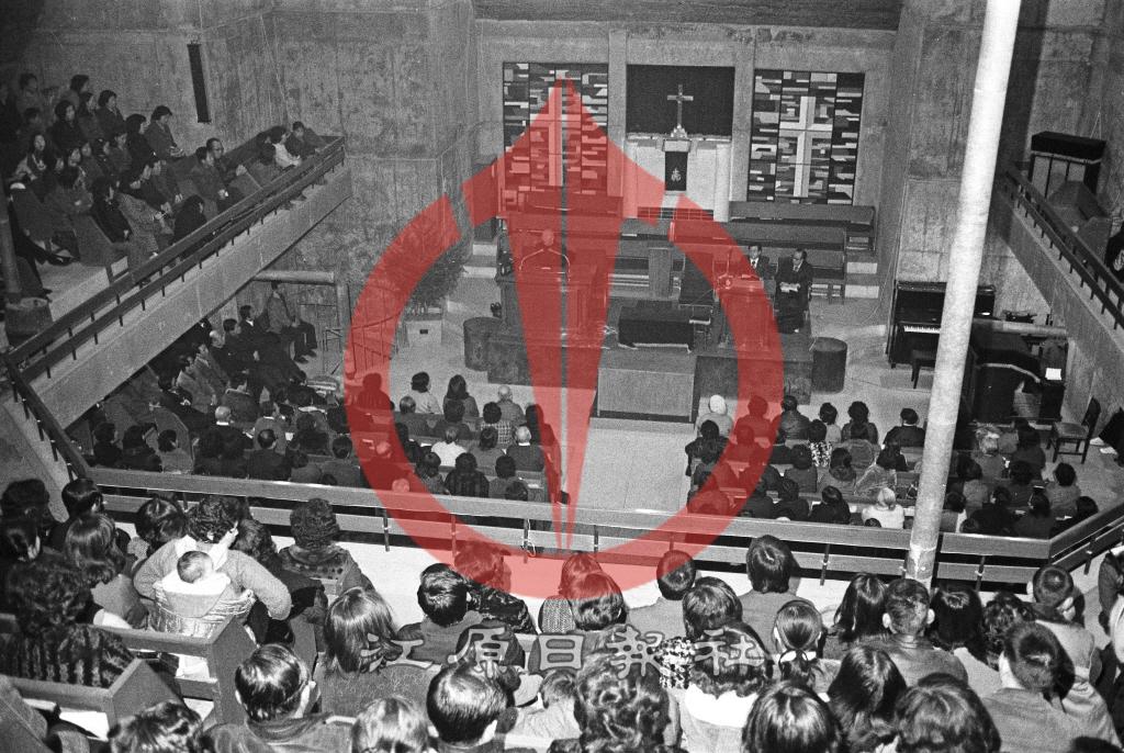 김용기 가나안농군학교장  교회예배 이미지