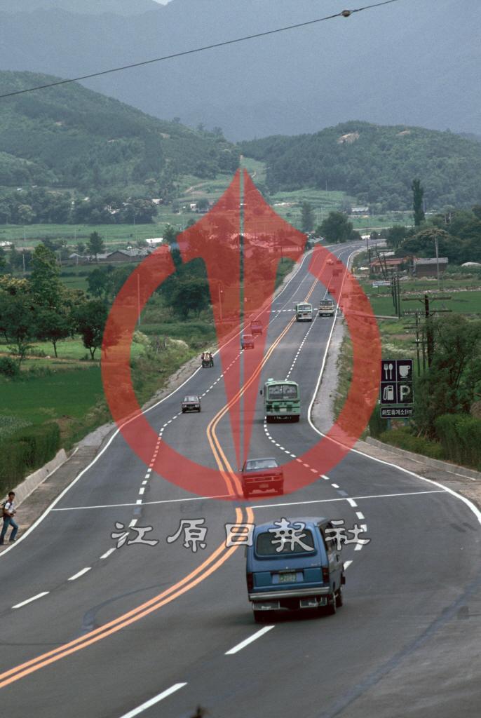 4차선 확장한 경춘국도 이미지