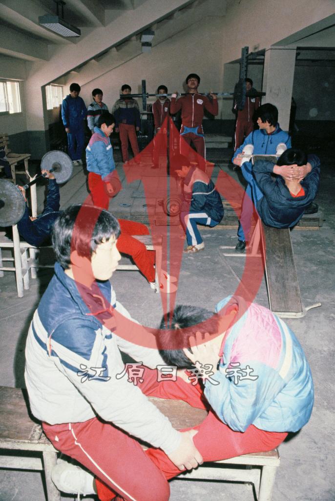 역도선수 강화훈련 이미지