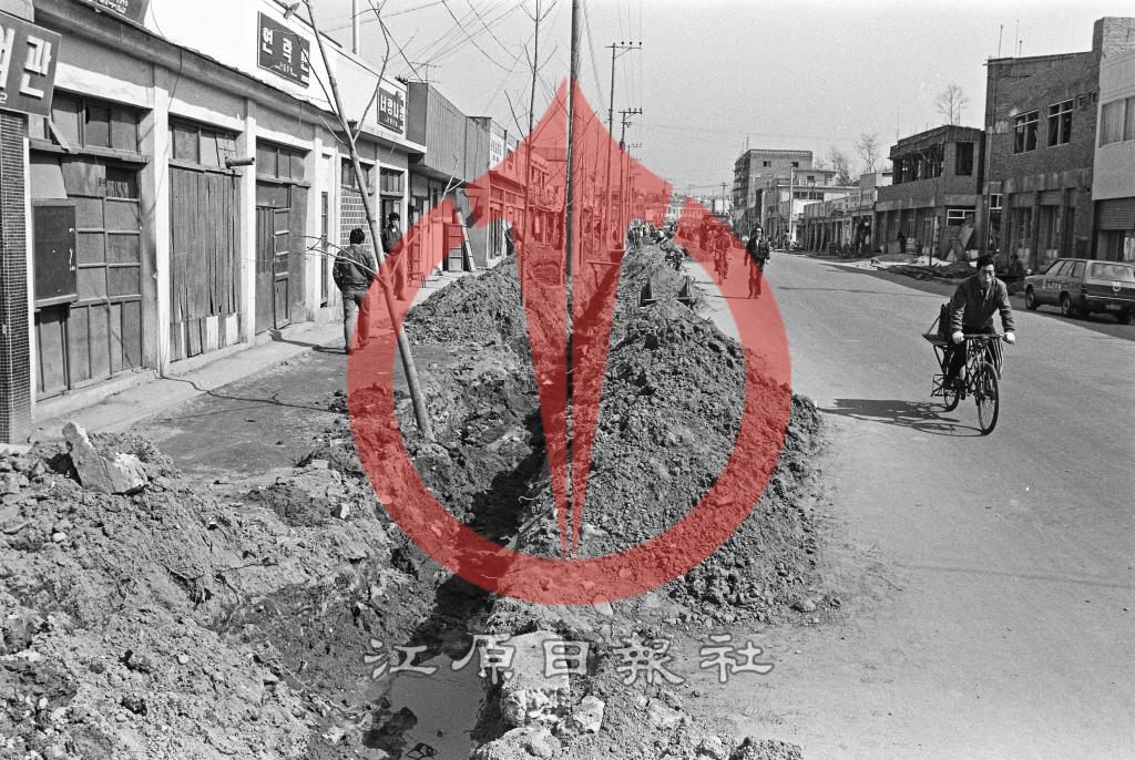 하수도 공사 이미지