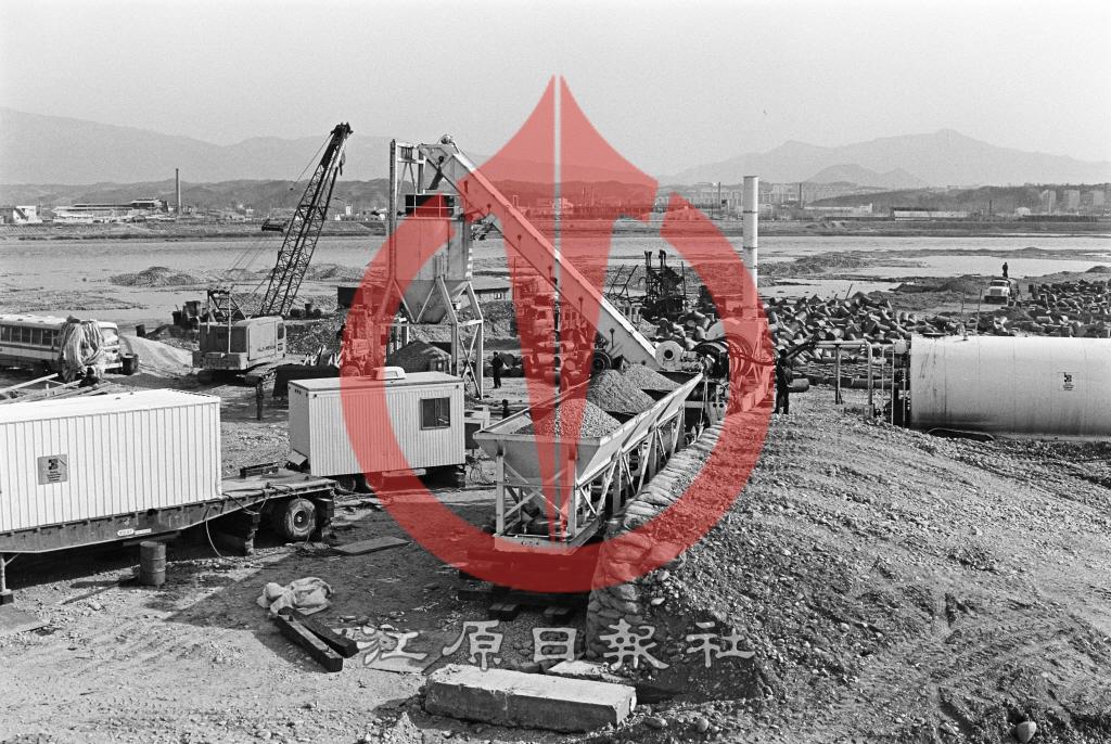 소양강 골재채취 이미지