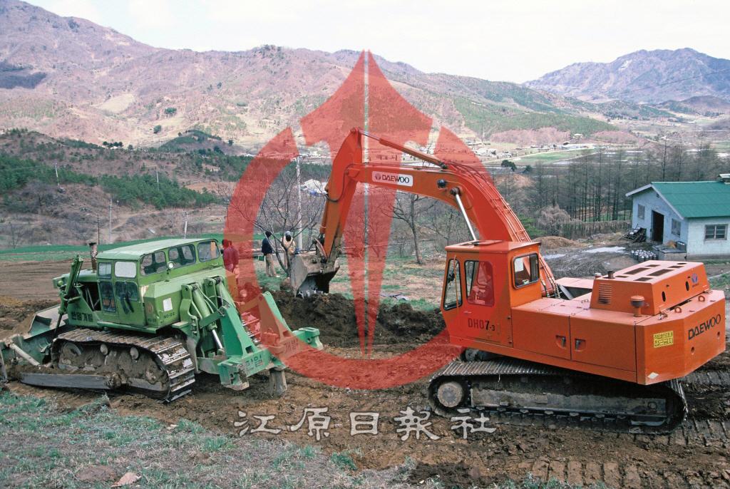 경춘국도 4차선 공사 이미지